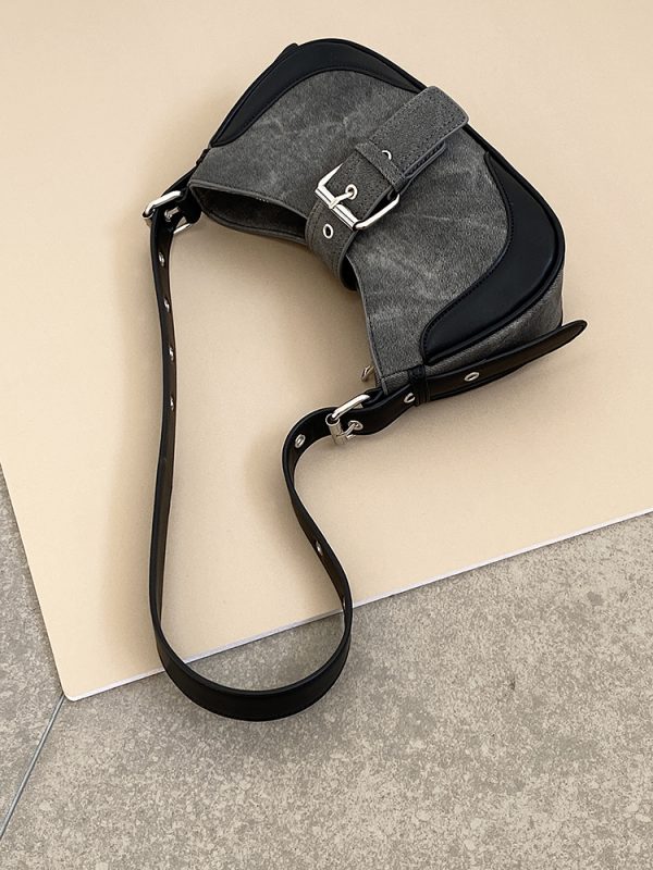 Women's Retro Underarm Saddle Bag - Spring Summer 2025 Versatile Handheld Shoulder Bag, Niche Fashion Inspired by 90s and Y2K Styles