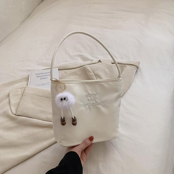 Women's Spring Summer Oxford Cloth Small Square Handbag - 2025 Fashion Versatile Underarm Bag for Fresh Style