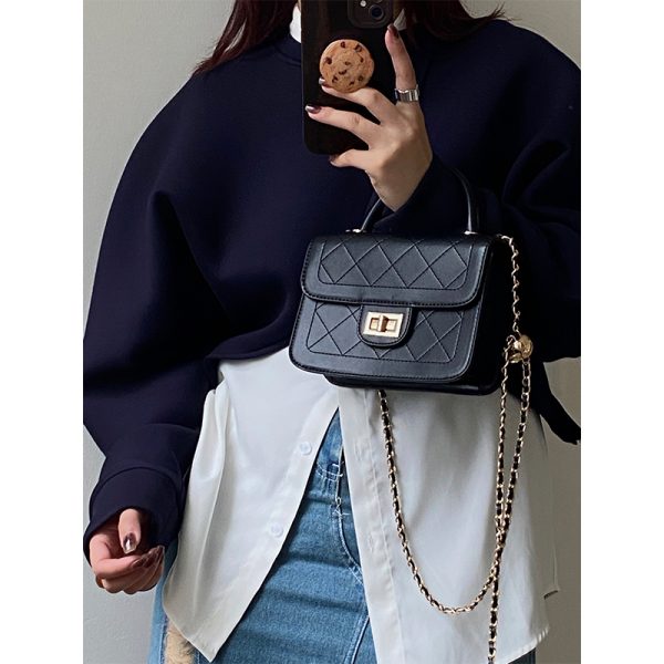 Women's Spring Summer Small Square Handbag - Chain Crossbody Bag for Deer Child Niche Design, Trendy and Stylish Accessory