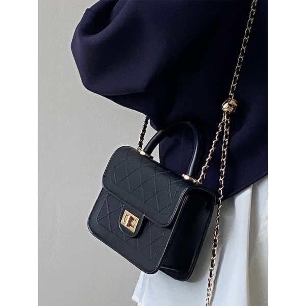 Women's Spring Summer Small Square Handbag - Chain Crossbody Bag for Deer Child Niche Design, Trendy and Stylish Accessory