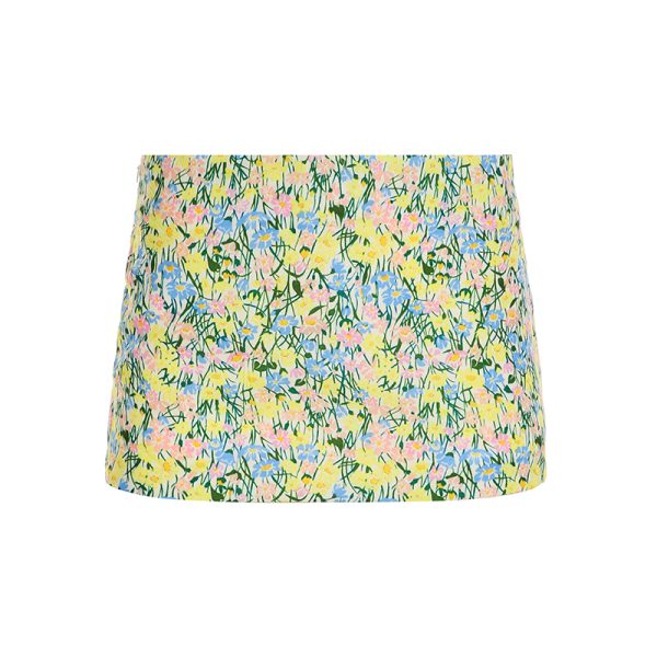 Women's Summer Fun Fruit Picnic Plaid Bodycon Mini Skirt - Low Waist Dopamine Girl Style for Trendy Vibes