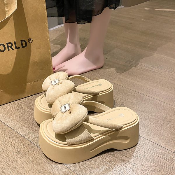 Women's Summer Platform Sandals - Thick-Soled, Elegant Height-Increasing Fairy Beach Shoes for Outdoor 2025 Style