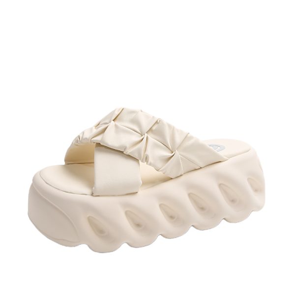 Women's Thick-Soled High-Heeled Sandals - Casual Beach Shoes for Summer 2025, Trendy Summer Footwear