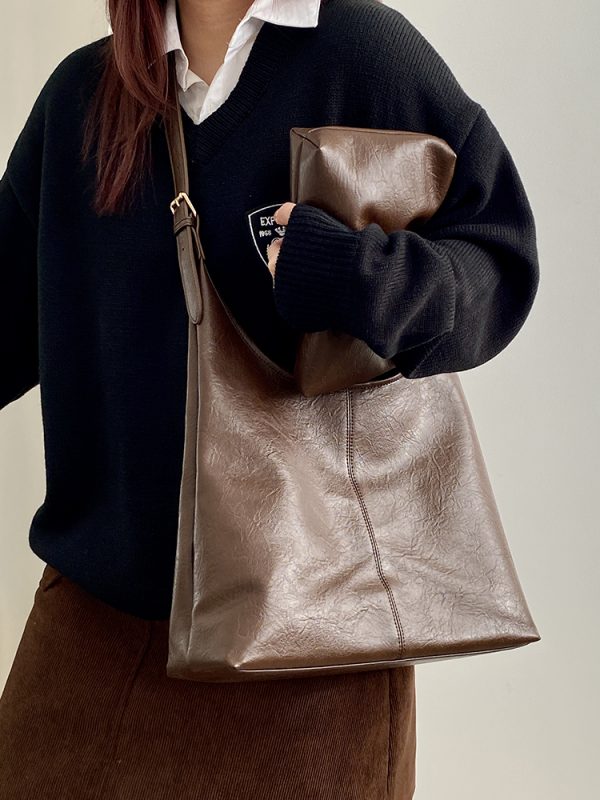 Women's Versatile Large Capacity Tote Bag - Stylish Shoulder Crossbody Bag for Spring & Summer, Perfect for Commuting and Everyday Use