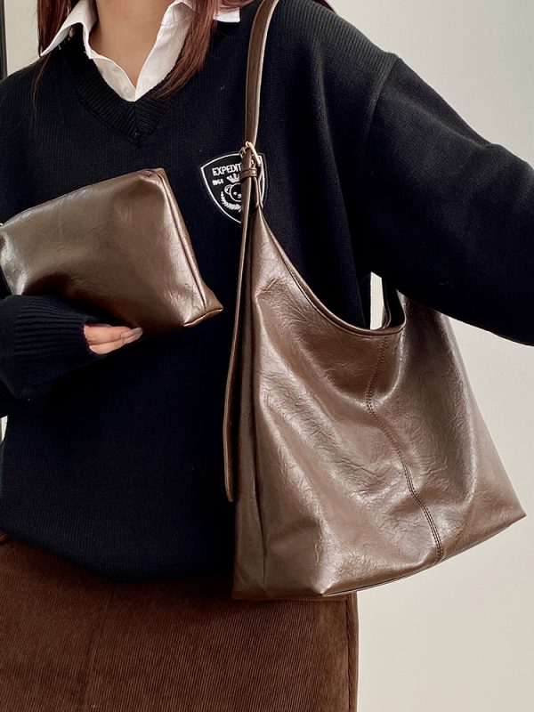 Women's Versatile Large Capacity Tote Bag - Stylish Shoulder Crossbody Bag for Spring & Summer, Perfect for Commuting and Everyday Use