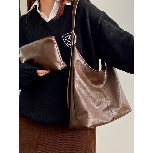 Women's Versatile Large Capacity Tote Bag - Stylish Shoulder Crossbody Bag for Spring & Summer, Perfect for Commuting and Everyday Use