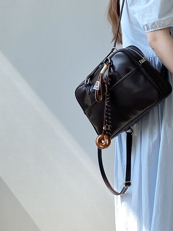 Women's Vintage Multi-Functional Large Capacity Briefcase Shoulder Bag - Korean Style Fashion Backpack for 2025