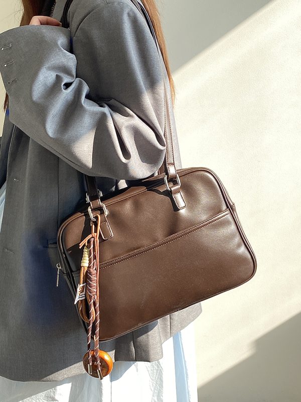 Women's Vintage Multi-Functional Large Capacity Briefcase Shoulder Bag - Korean Style Fashion Backpack for 2025