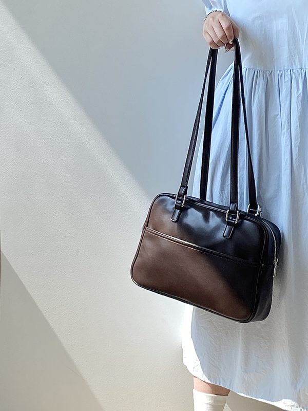 Women's Vintage Multi-Functional Large Capacity Briefcase Shoulder Bag - Korean Style Fashion Backpack for 2025