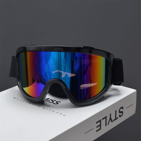 Y2K Oversized Snow Goggles - Windproof, Dustproof Outdoor Mountaineering & Cycling Sunglasses