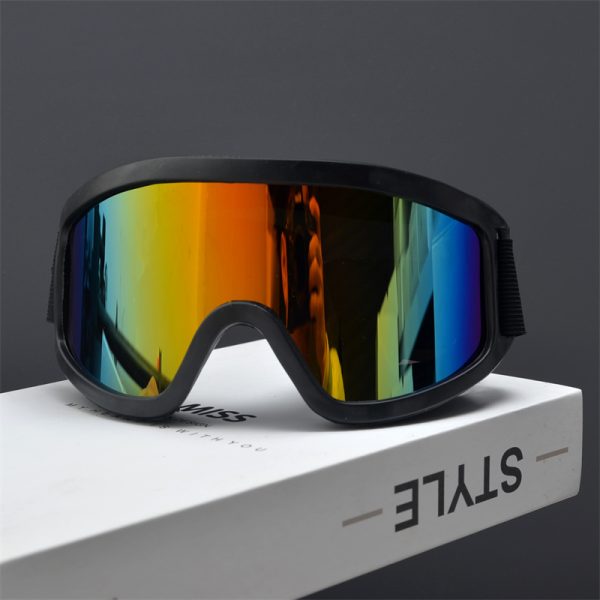 Y2K Oversized Snow Goggles - Windproof, Dustproof Outdoor Mountaineering & Cycling Sunglasses