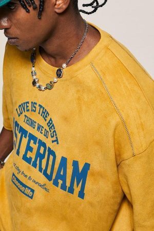 Amsterdam Suede Tee