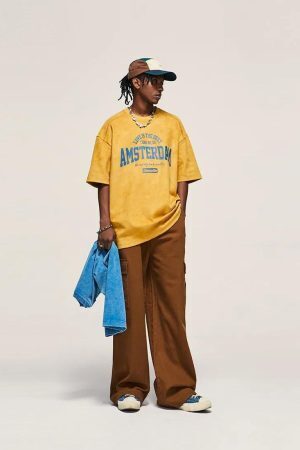 Amsterdam Suede Tee