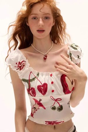 Apple & Cherry Top
