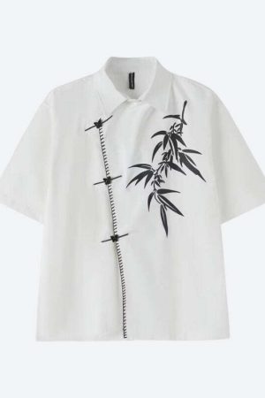 Artsy White Shirt