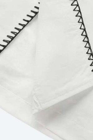 Artsy White Shirt
