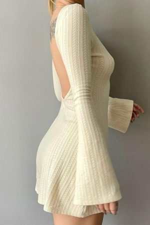 Backless Mini Dress
