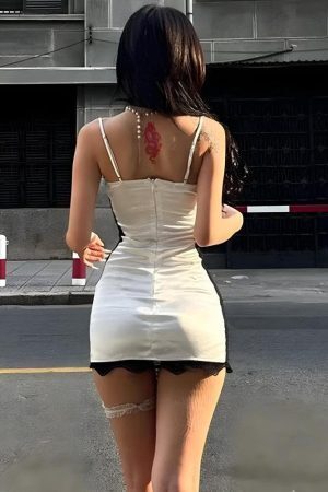 Baddie Lace Mini Dress