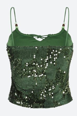 Baddie Sequined Top