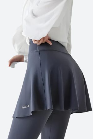 Basic Sport Leggings Mini Skirt