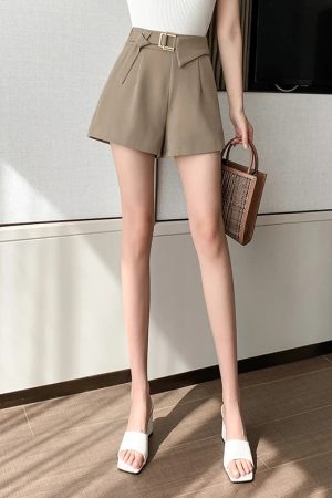 Belted Mini Shorts
