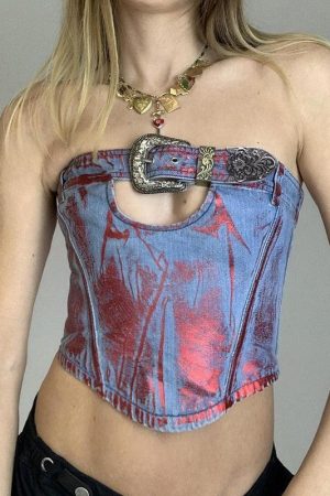 Belted Tube Top