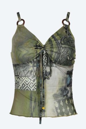 Bohemian Tie-Up Top