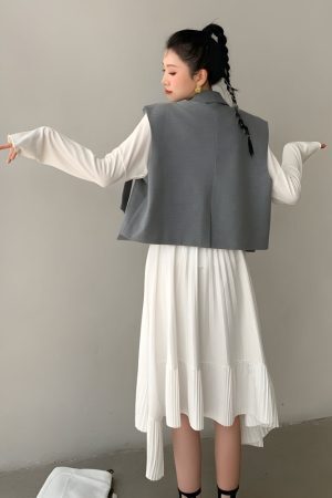 Bow Oversized Vest