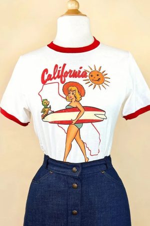 California Ringer Tee