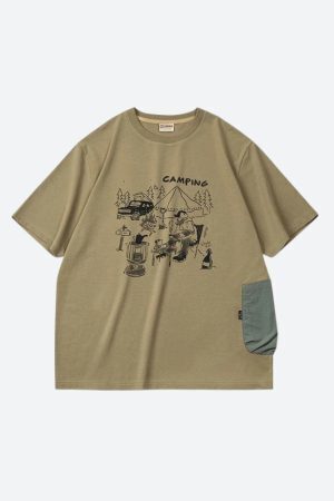 Camping Pocket Tee