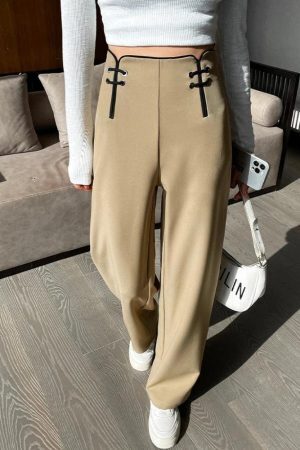 Casual High Waisted Pants