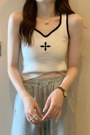 Casual Knitted Crop Top