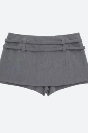 Casualcore Double Belted Mini Skort