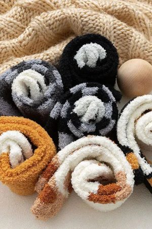 Cat Paw Plush Socks