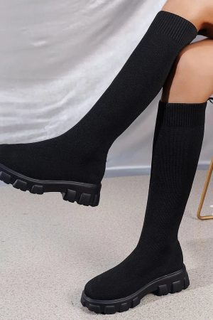 Chunky Sock Boots