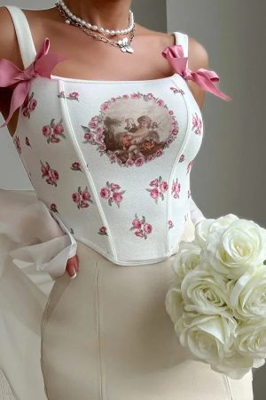 Coquette Baby Angel Corset Top