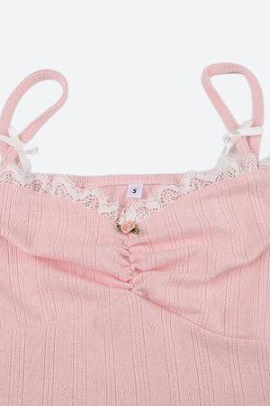 Coquette Bow Straps Ruched Top