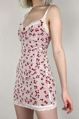 Coquette Cherry Mini Dress