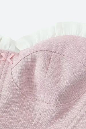 Coquette Pink Corset Top
