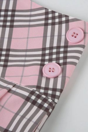 Coquette Plaid Mini Skort