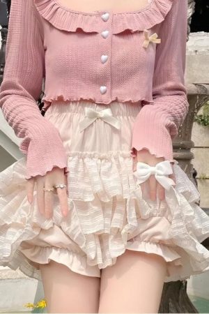 Coquette Ruffle Mini Skirt