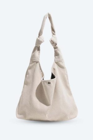 Corduroy Hobo Shoulder Bag