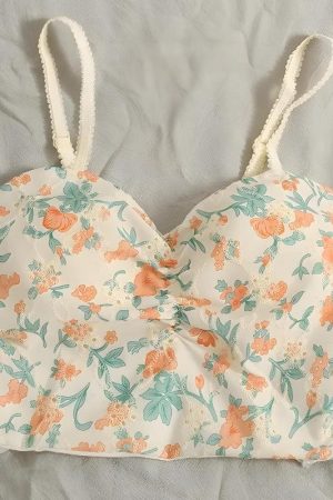 Cottagecore Floral Crop Top