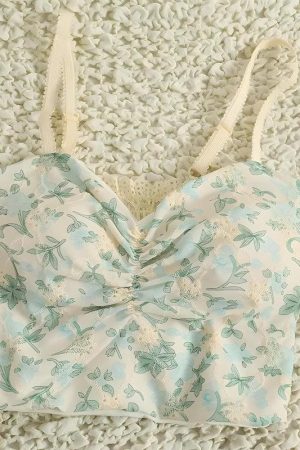 Cottagecore Floral Crop Top