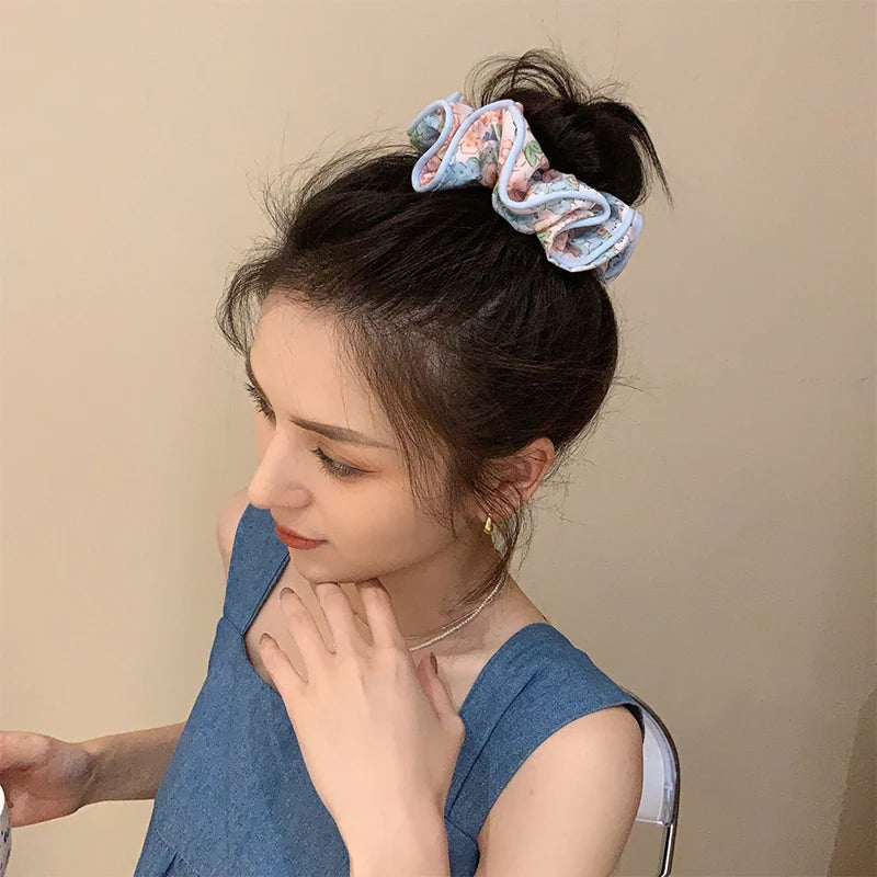 Cottagecore Floral Scrunchies