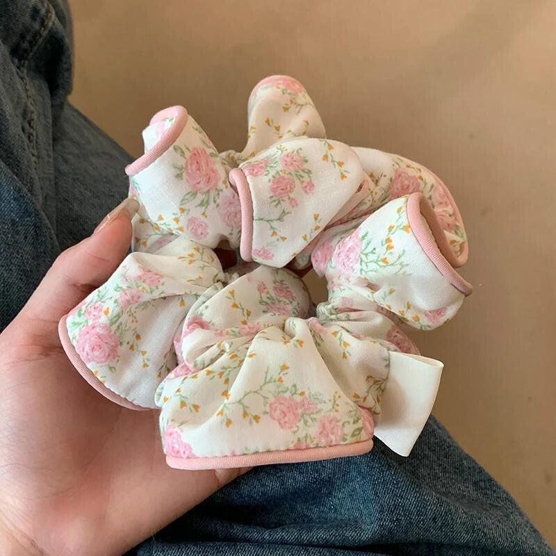 Cottagecore Floral Scrunchies