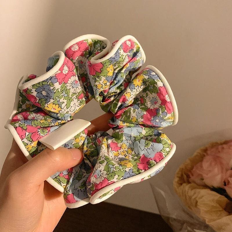 Cottagecore Floral Scrunchies