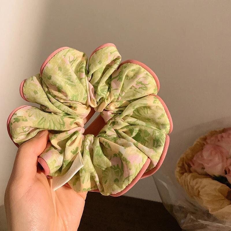 Cottagecore Floral Scrunchies
