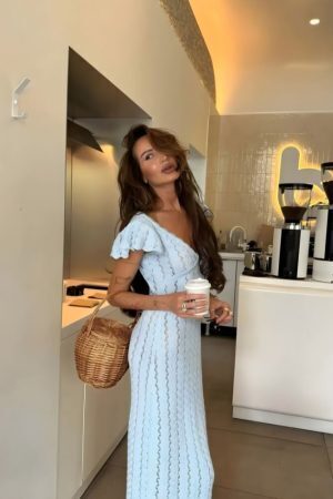 Crochet Midi Dress