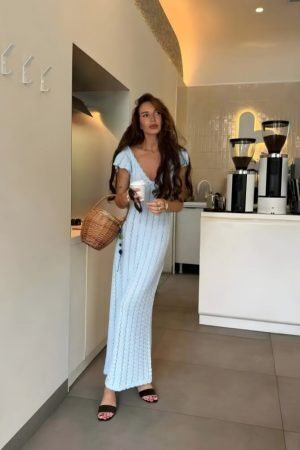 Crochet Midi Dress